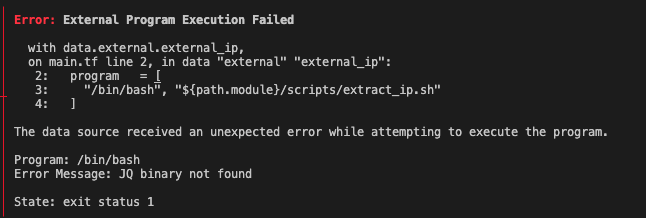 error message example!